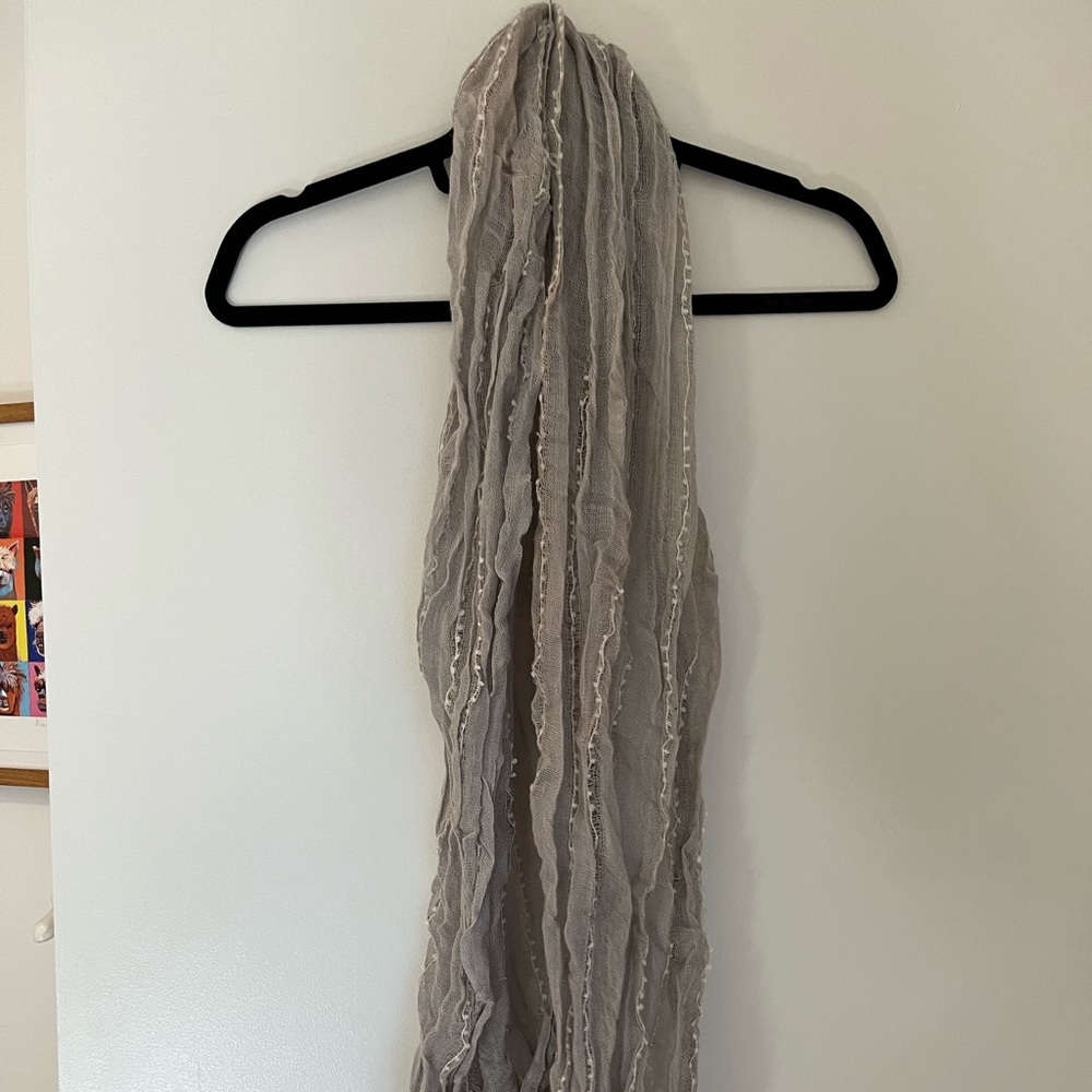 Gray BP infinity scarf